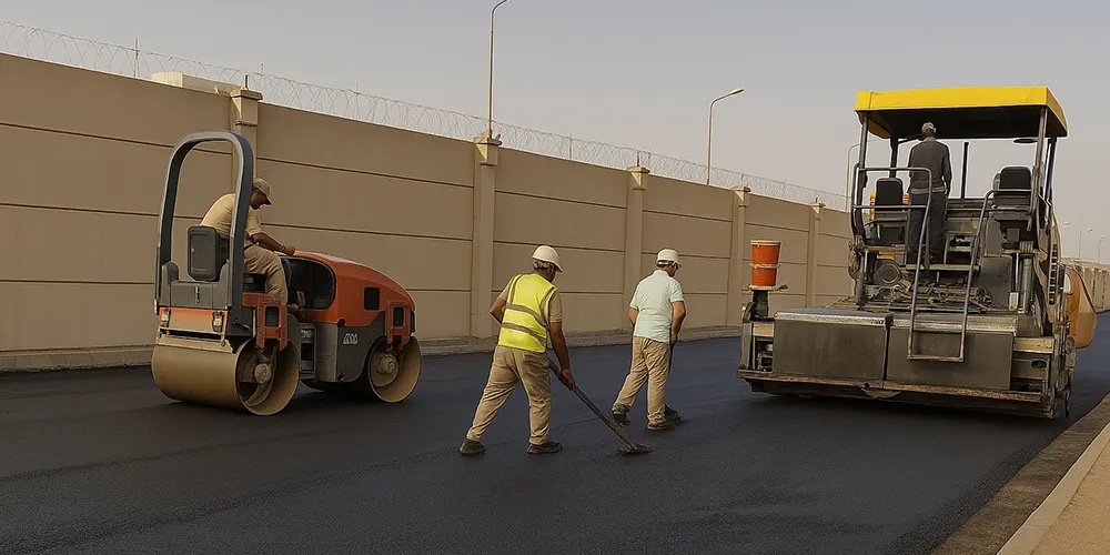 تنفيذ أسفلت بالمتر في الرياض