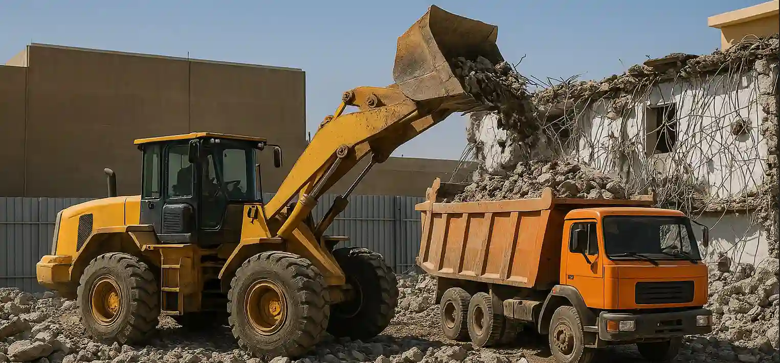 هدم مباني مجان في الرياض