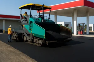 سفلتة محطات الوقود في الرياض